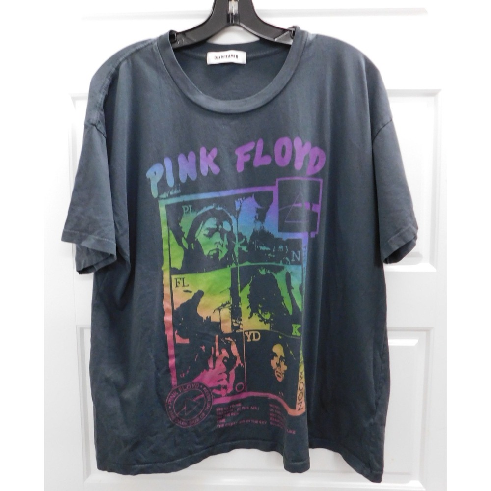 Daydreamer Pink Floyd‎ Dark Side of the Moon Distressed 100% Cotton T-Shirt S